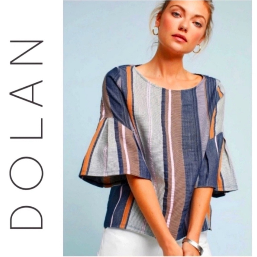 Anthropologie - Dolan Mixed Media Blouse‎